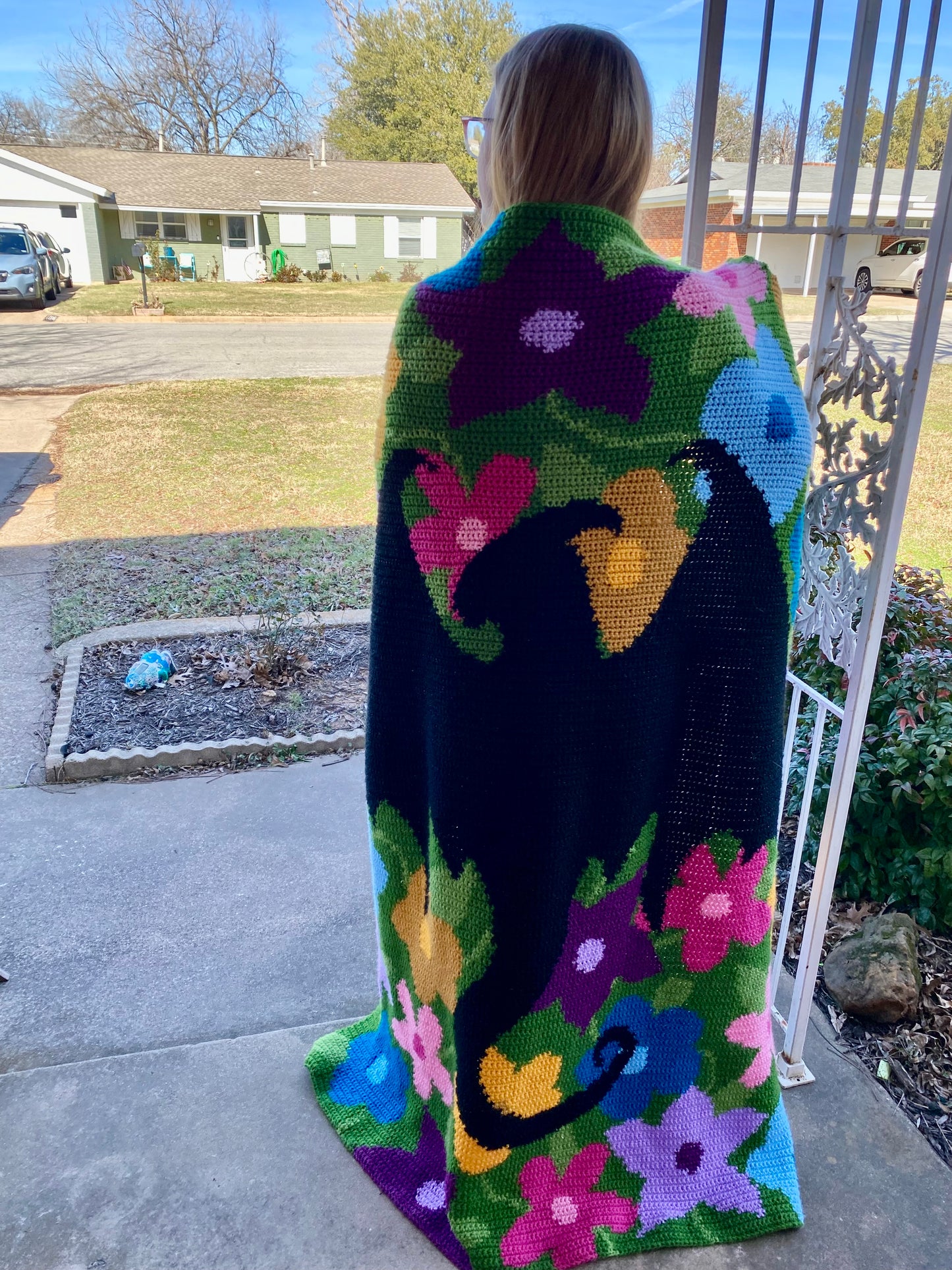 Abraxos Flower Field Tapestry Crochet Graphghan Pattern