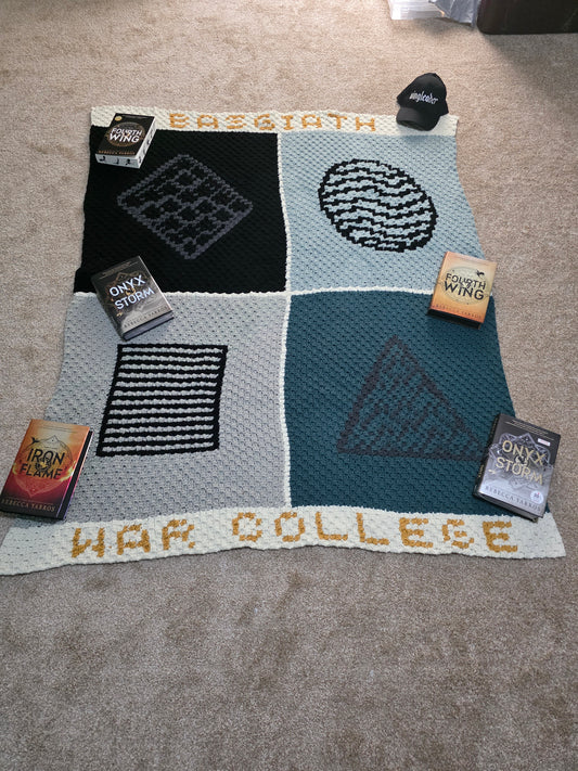 Basgiath War College Mini C2C Crochet Graphghan Pattern