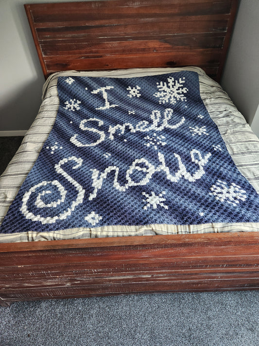 I Smell Snow C2C Crochet Graphghan Pattern