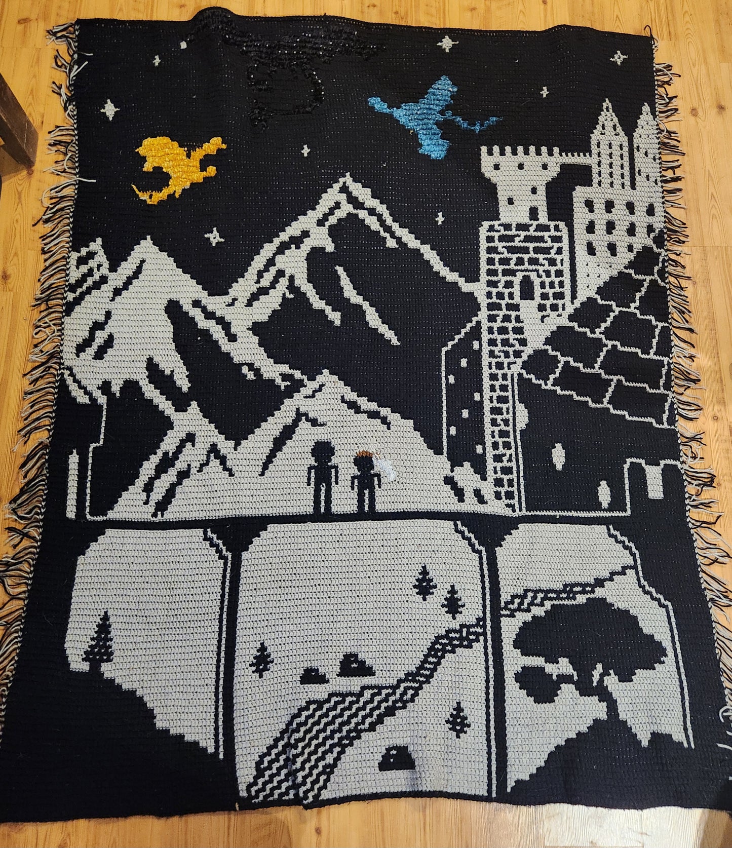 The Parapet Overlay Mosaic Crochet Graphghan Pattern