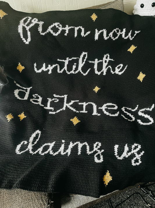Until The Darkness Claims Us Tapestry Crochet Graphghan Pattern