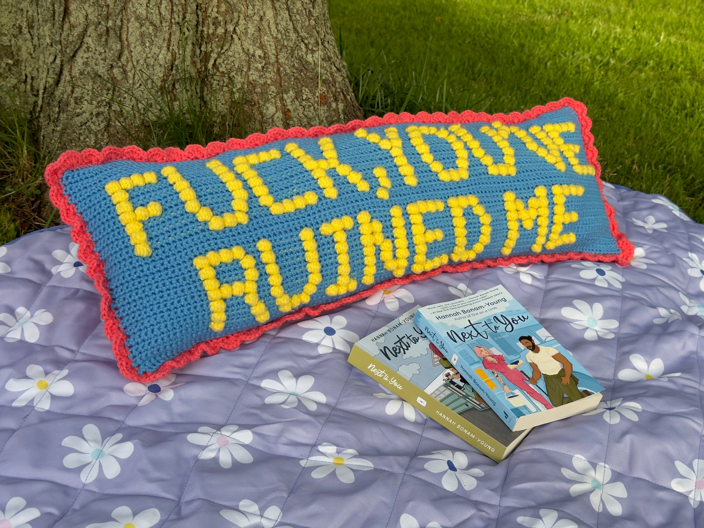 You've Ruined Me Bobble Crochet Pillow Pattern