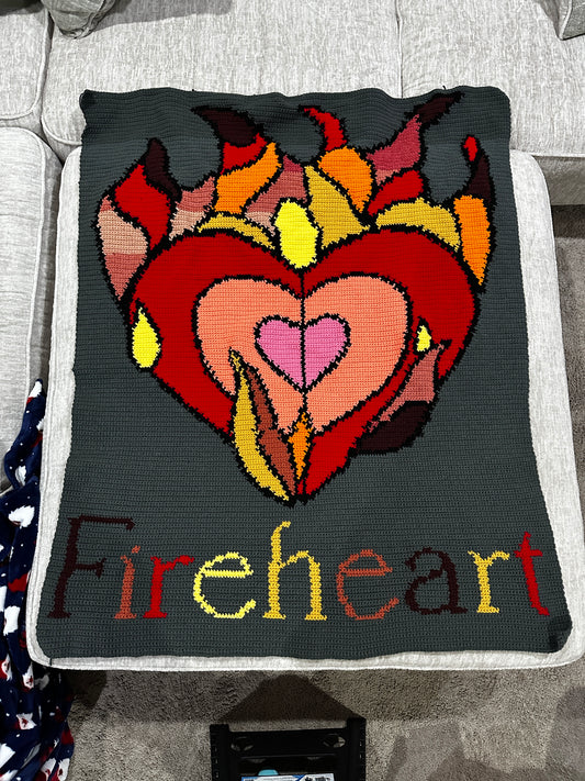 Fireheart Tapestry Crochet Graphghan Pattern