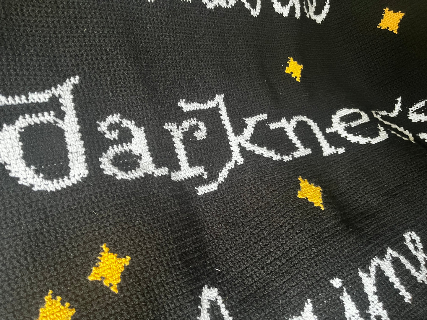 Until The Darkness Claims Us Tapestry Crochet Graphghan Pattern