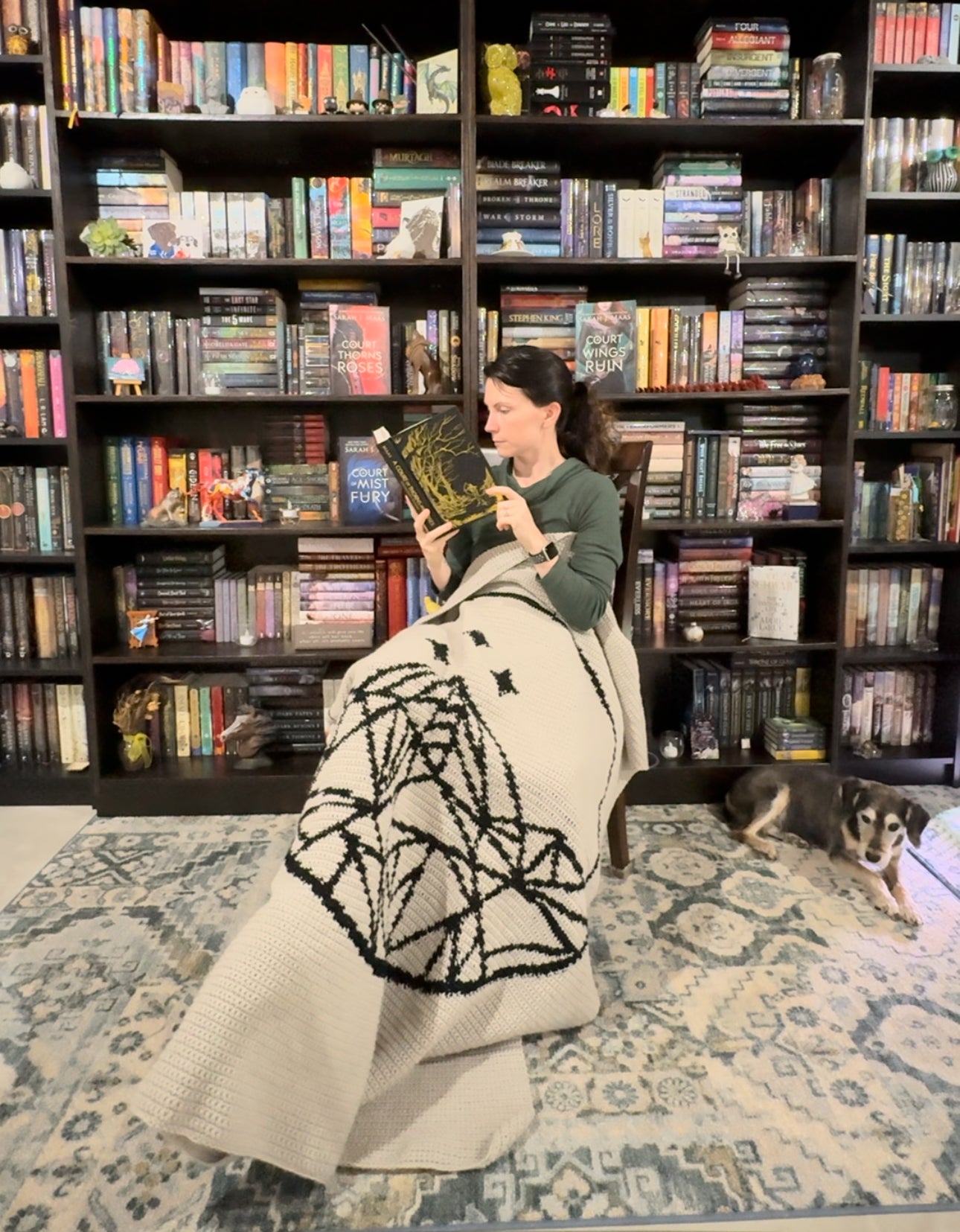 Night Court Logo Tapestry Crochet Graphghan Pattern