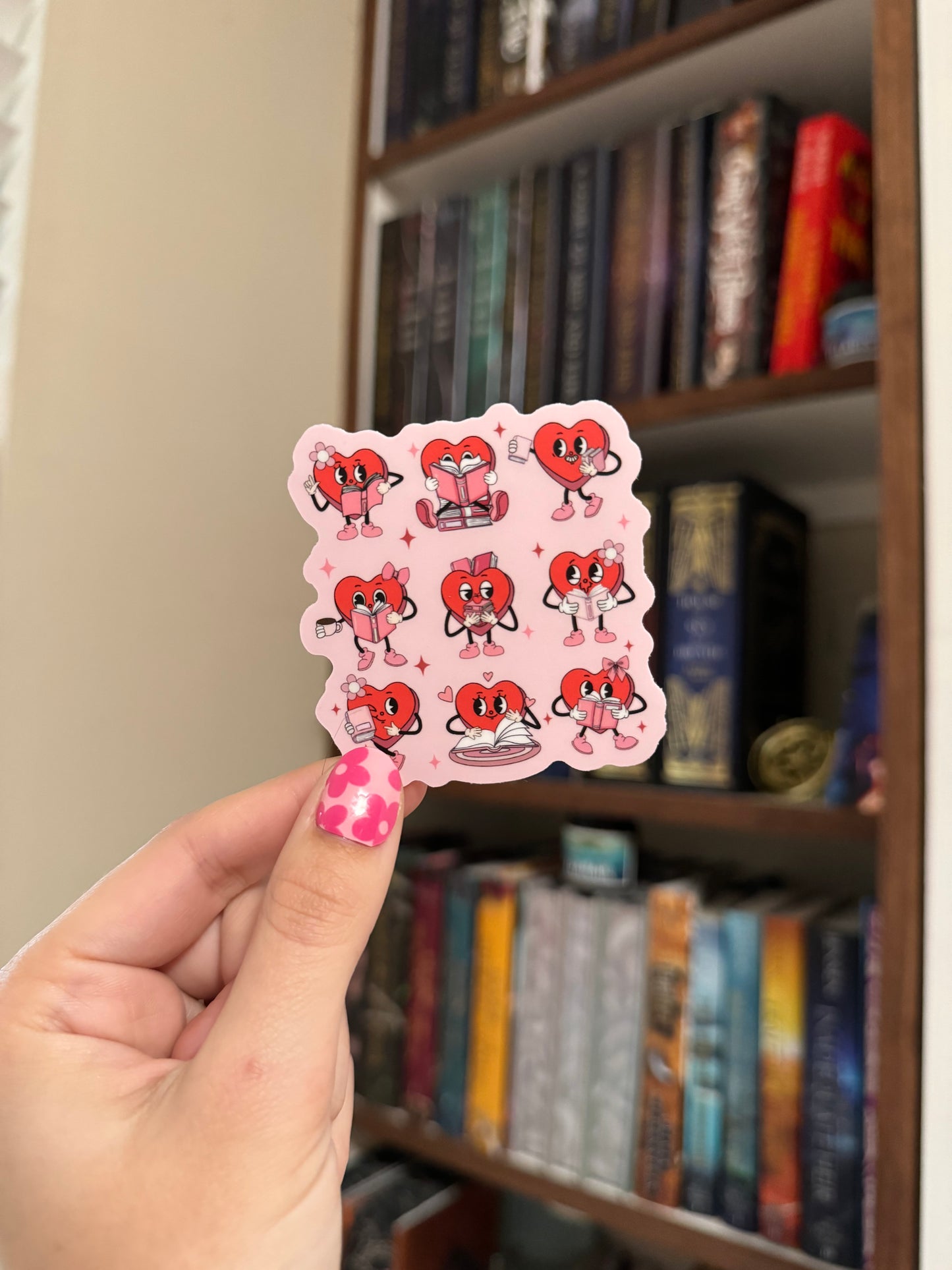 Reader Hearts Sticker
