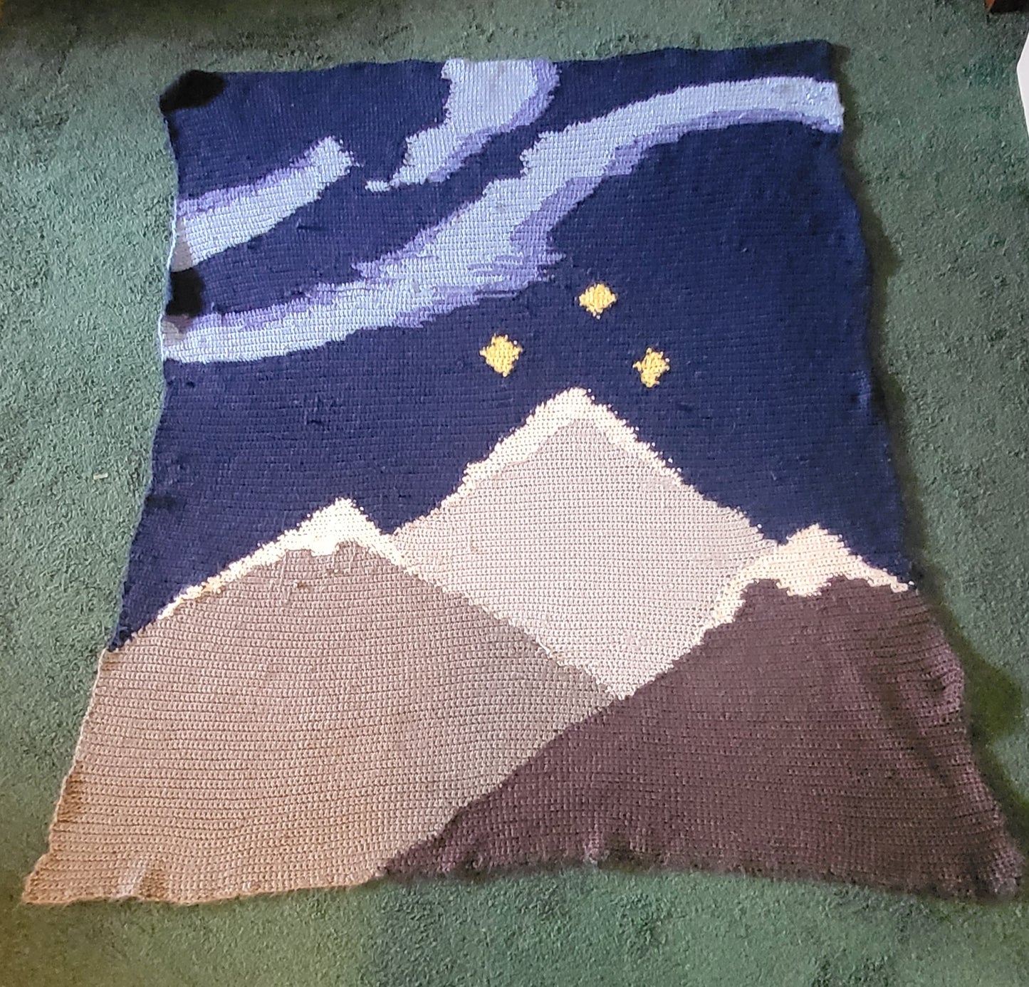 Starfall Tapestry Crochet Graphghan Pattern