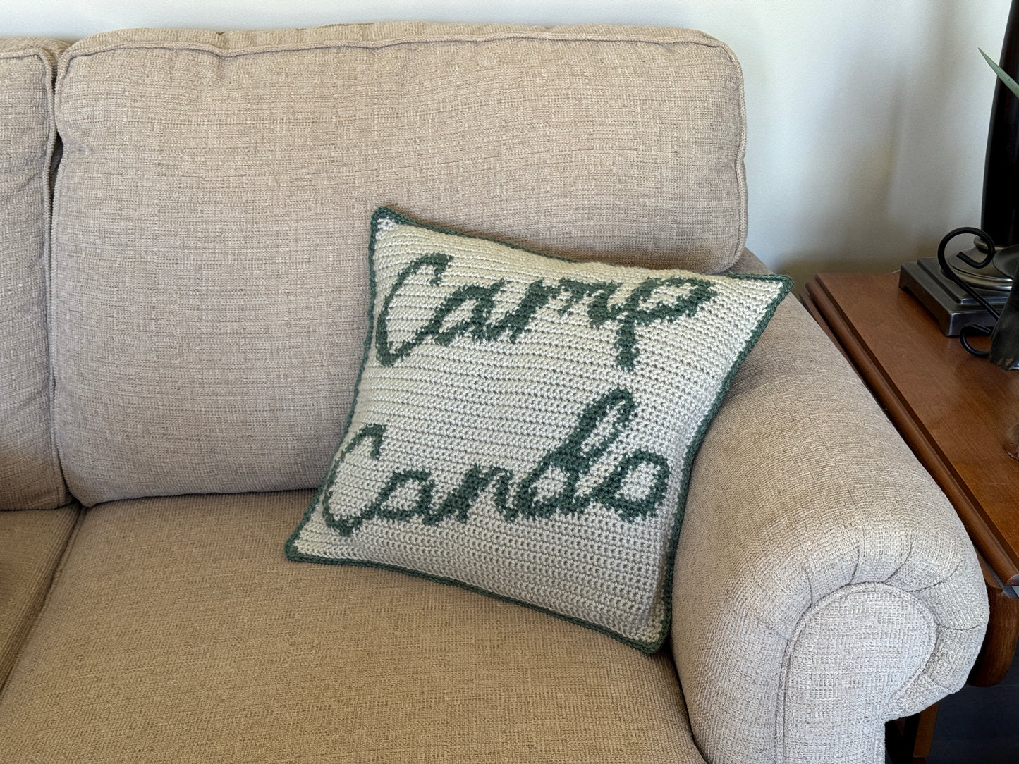 Camp Cando Tapestry Crochet Pillow Pattern