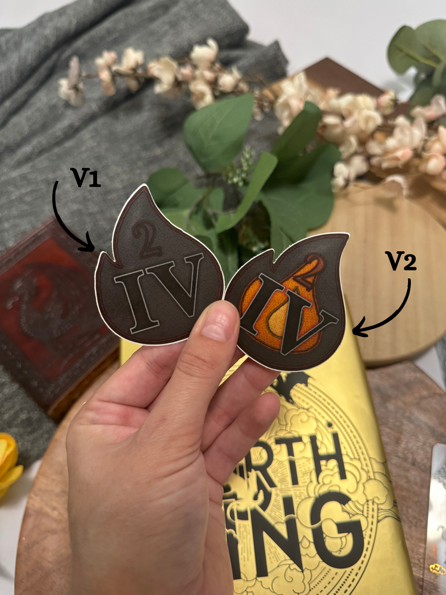 Flame Squad Patch Sticker