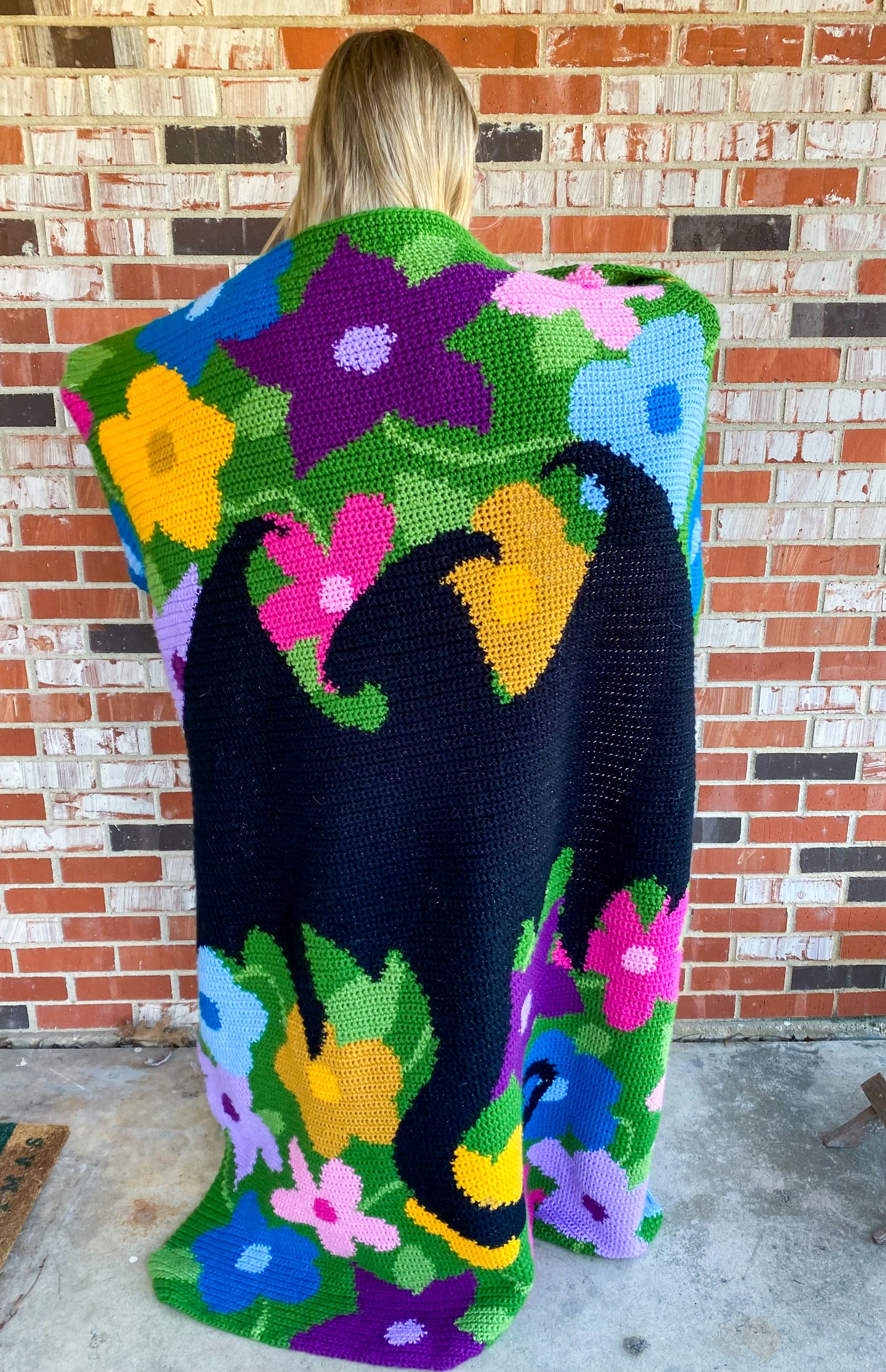 Abraxos Flower Field Tapestry Crochet Graphghan Pattern