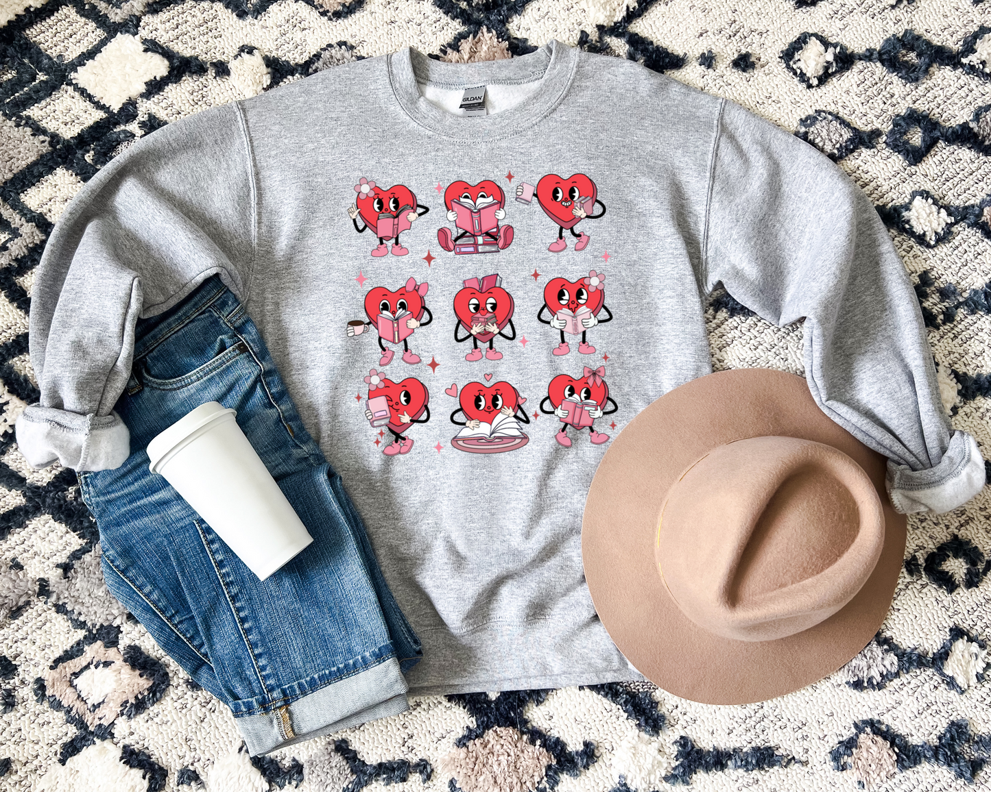 Reader Hearts Sweatshirt