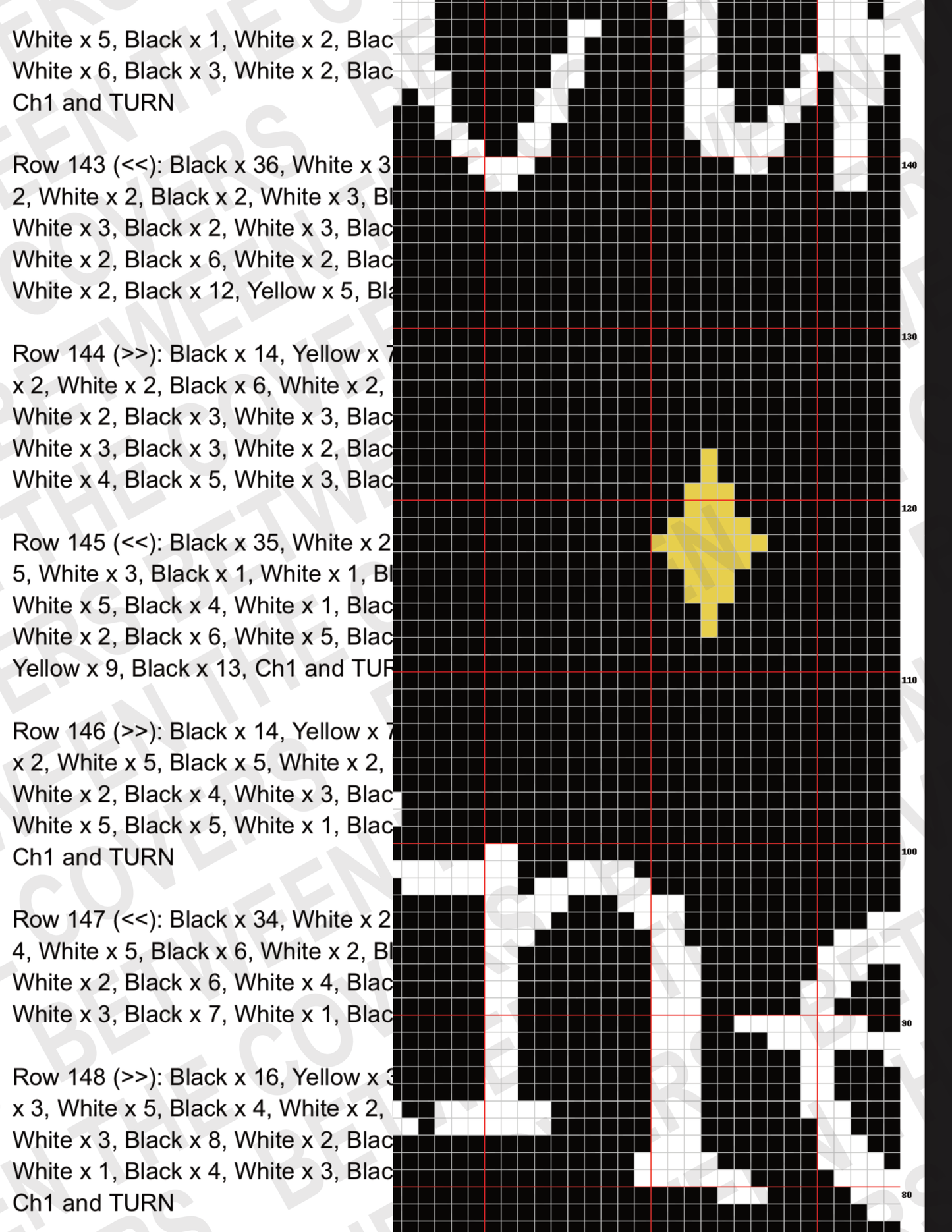 Until The Darkness Claims Us Tapestry Crochet Graphghan Pattern