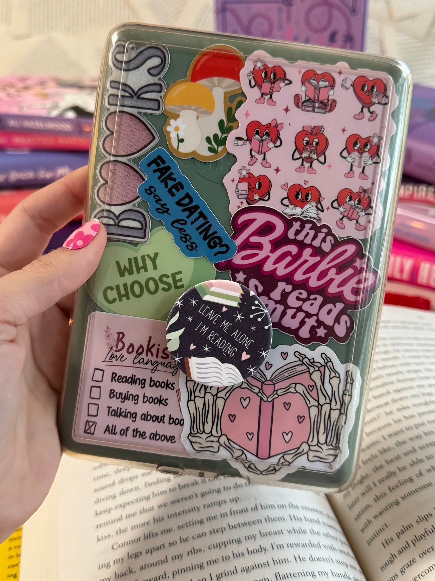 Reader Hearts Sticker