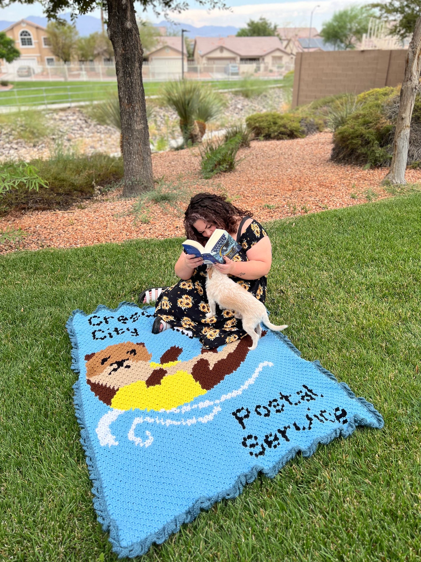 Crescent City Postal Service Otter C2C Crochet Pattern