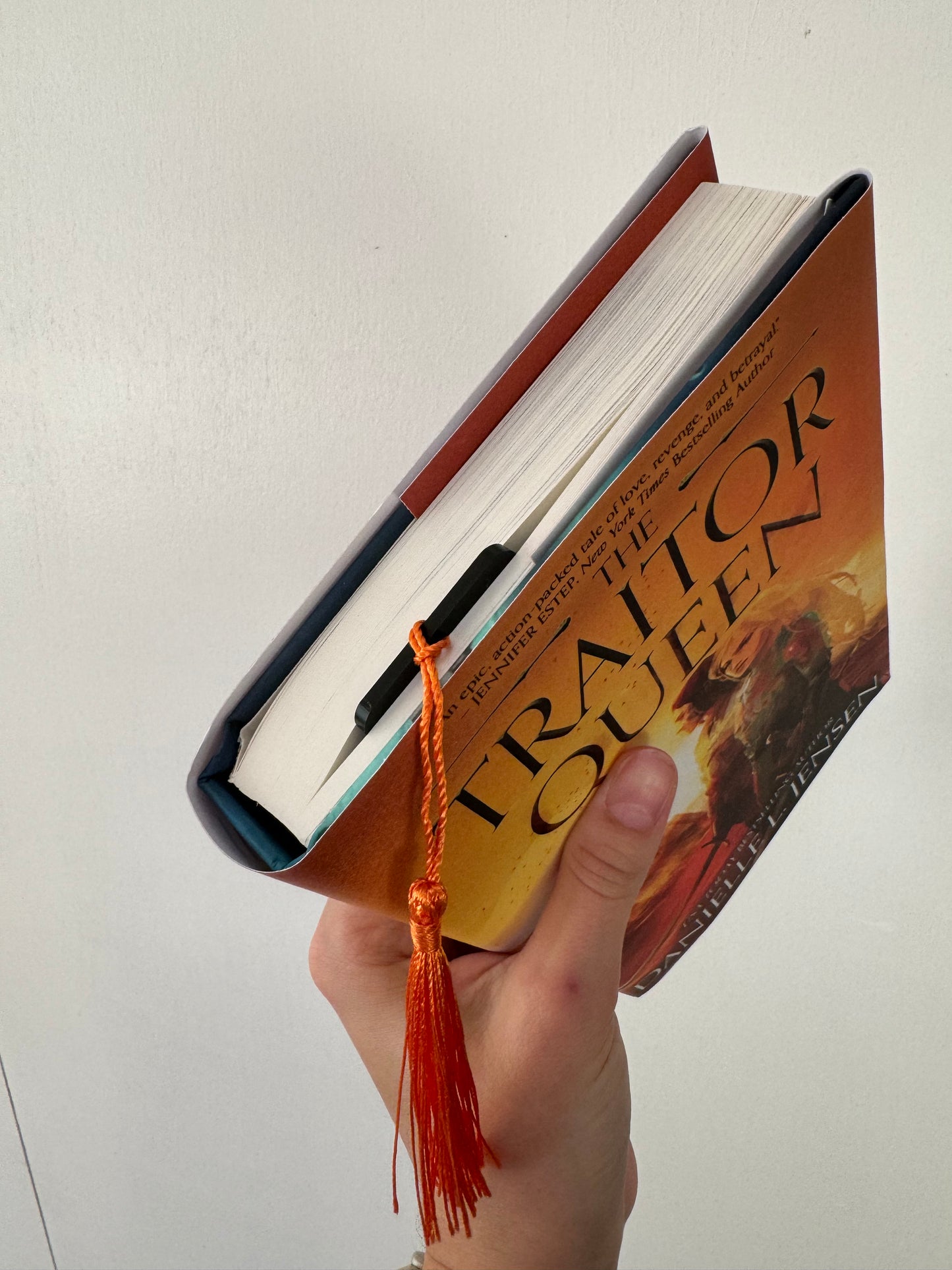 Fiction Addiction Black Acrylic Bookmark