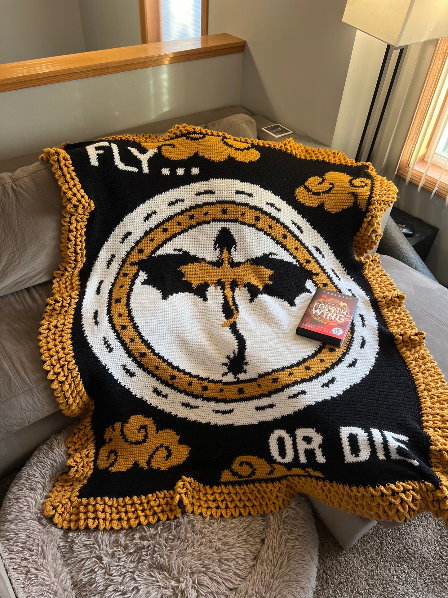 Fly or Die Tapestry Crochet Graphghan Pattern