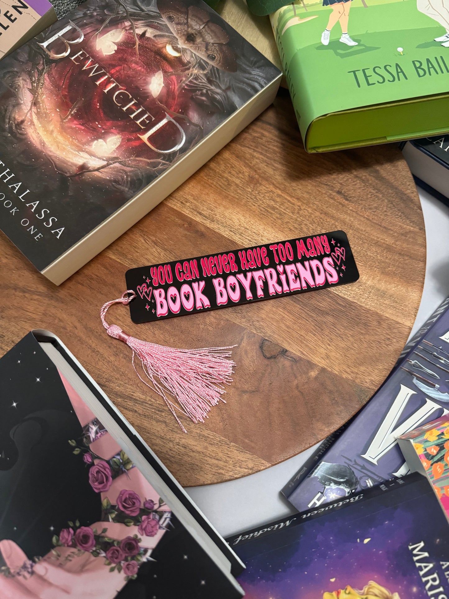 Book Boyfriends Acrylic Bookmark