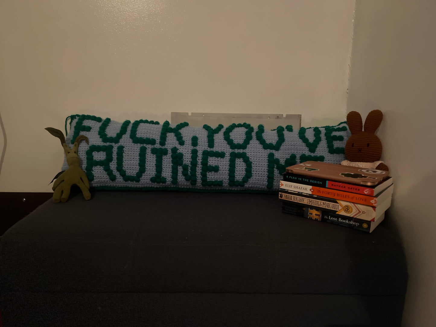 You've Ruined Me Bobble Crochet Pillow Pattern