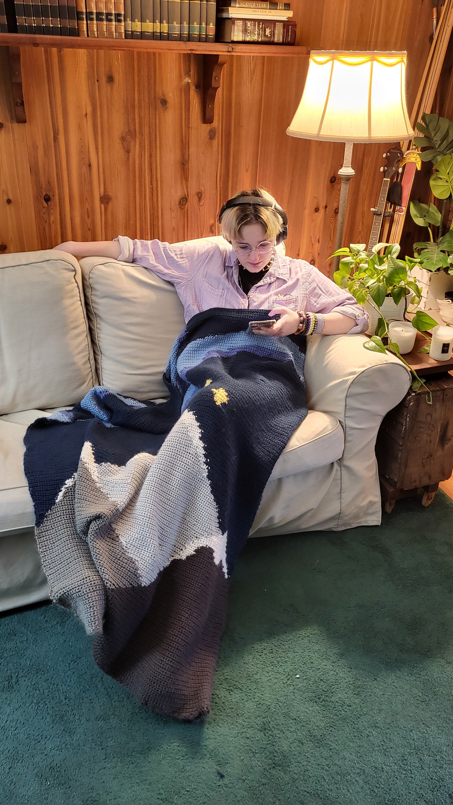 Starfall Tapestry Crochet Graphghan Pattern