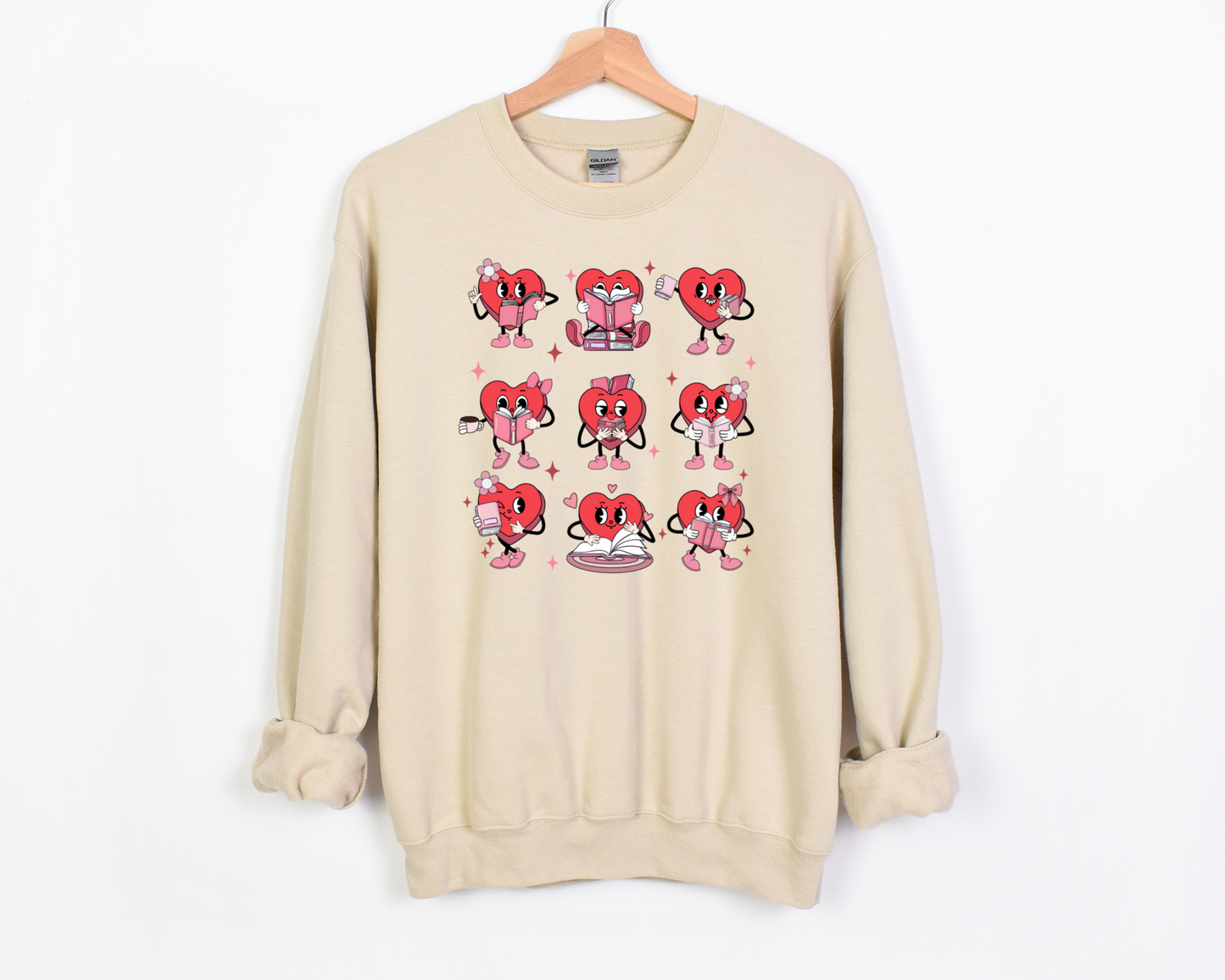 Reader Hearts Sweatshirt