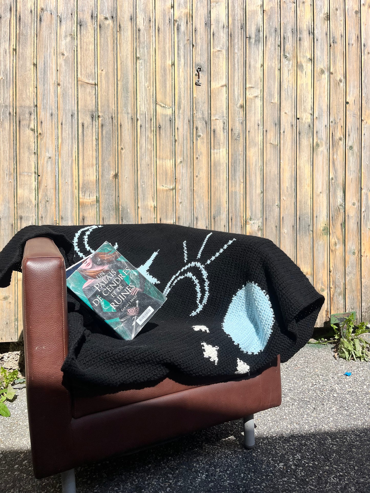 Feyre's Moon Phases Tattoo Tapestry Crochet Graphghan Pattern