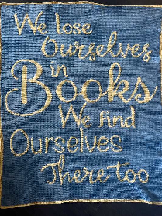 Lose Ourselves in Books Tapestry Crochet Graphghan Pattern
