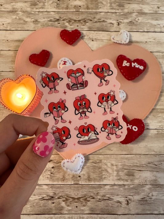 Reader Hearts Sticker