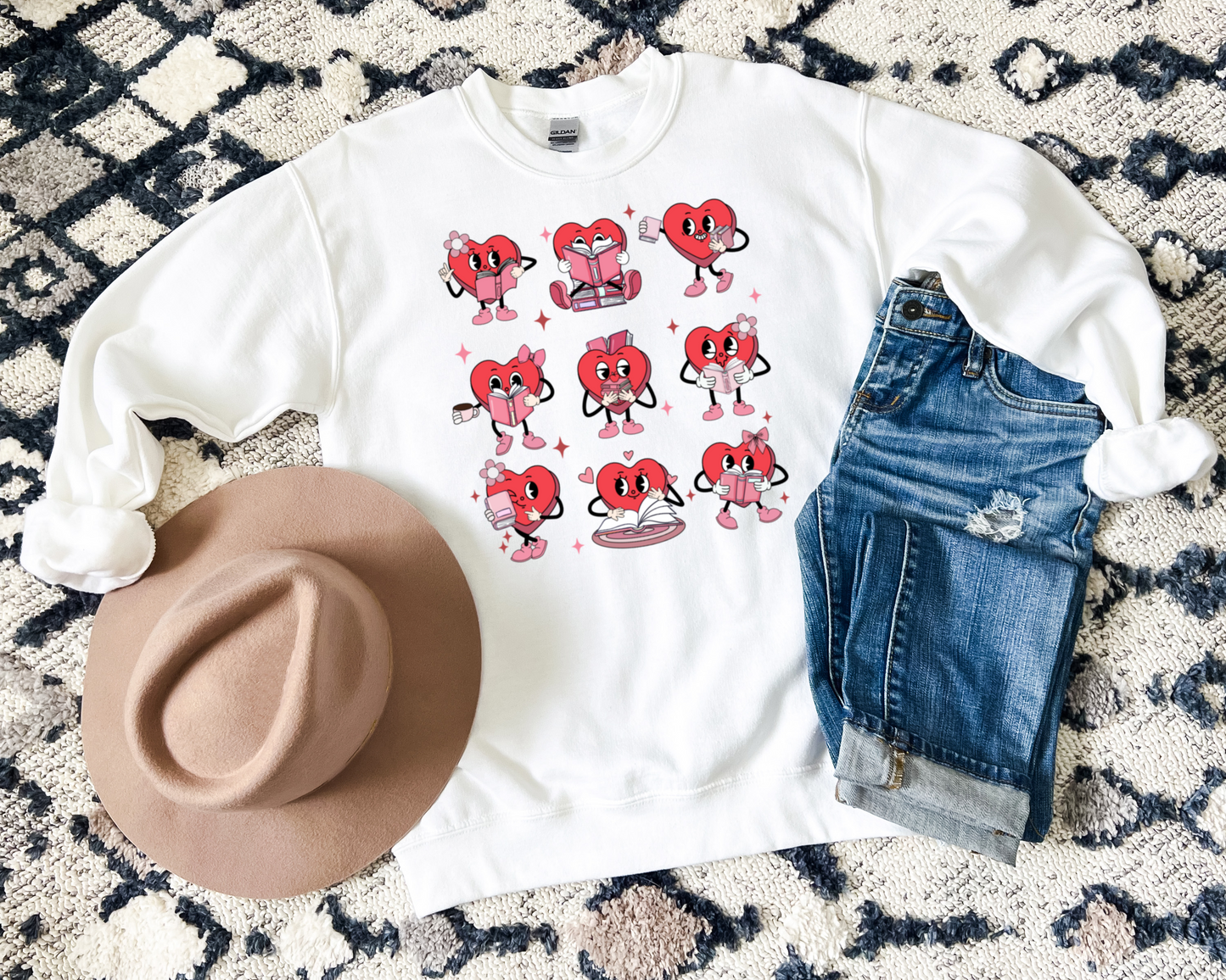 Reader Hearts Sweatshirt