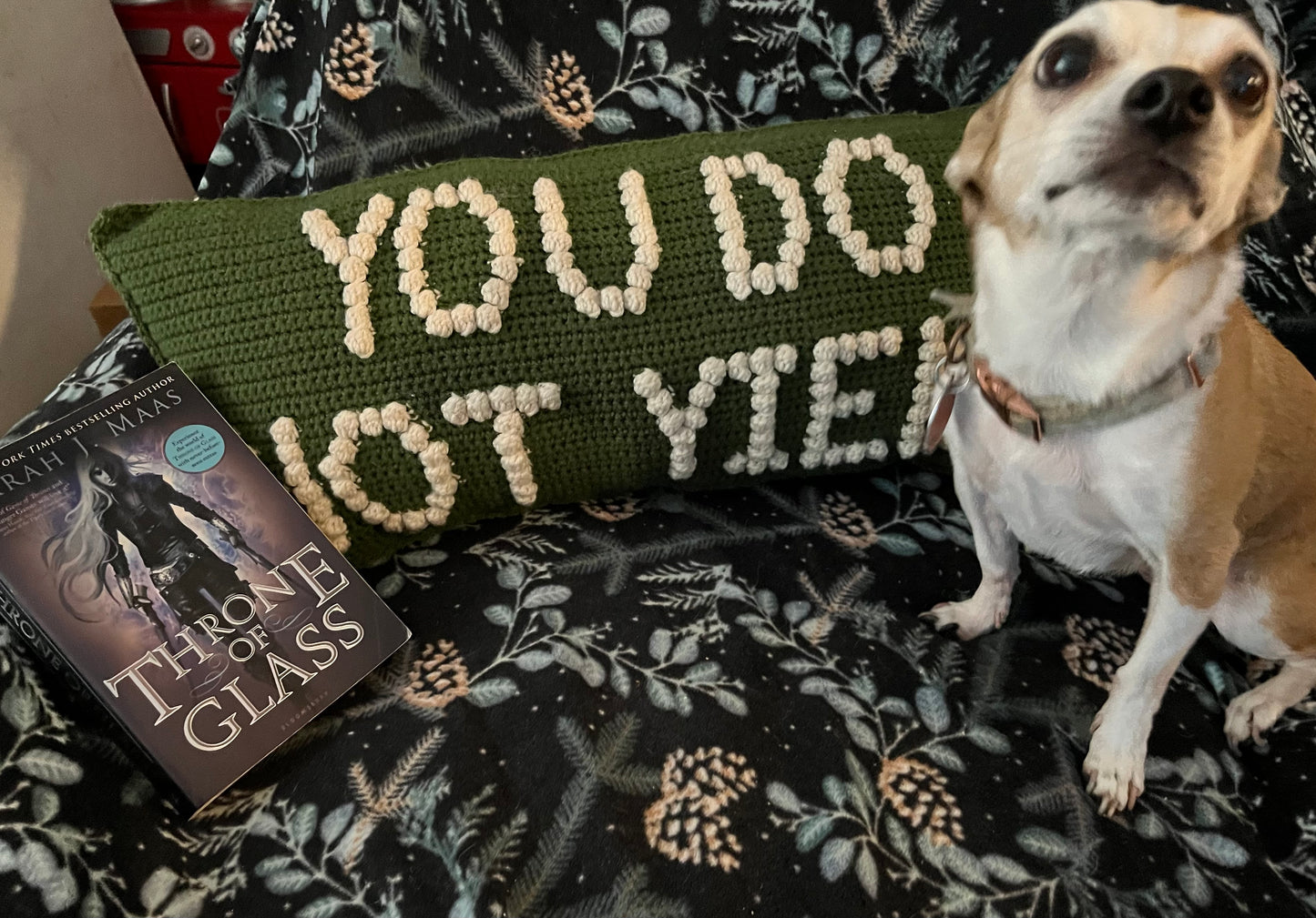 You Do Not Yield Bobble Crochet Pillow Pattern