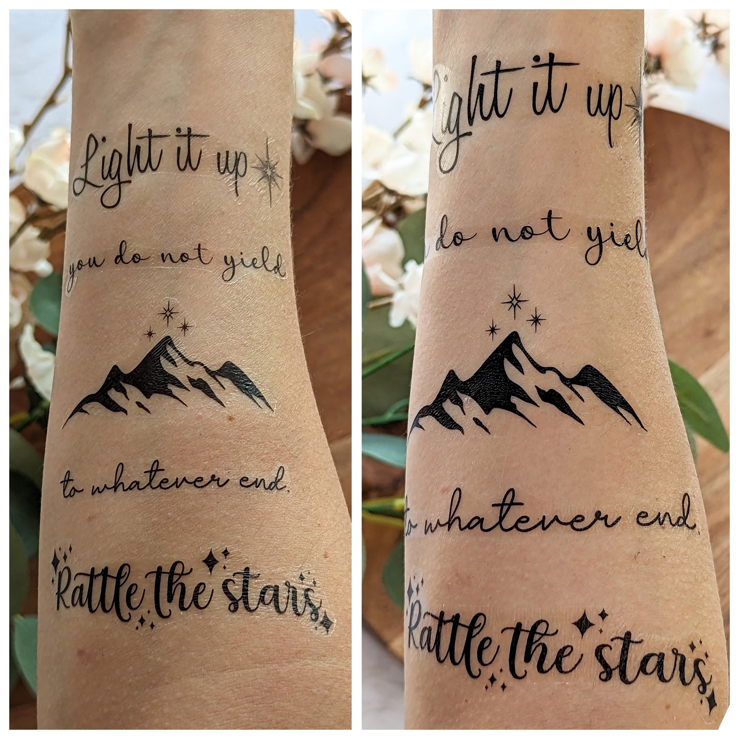 Rattle the Stars Temporary Tattoo
