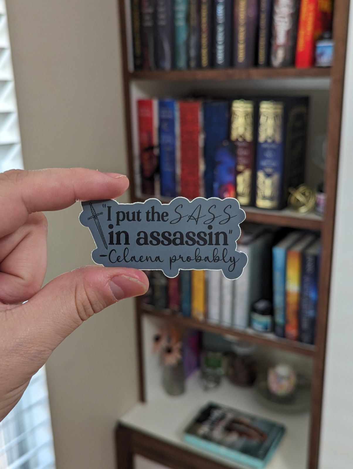 Sass in Assassin Sticker
