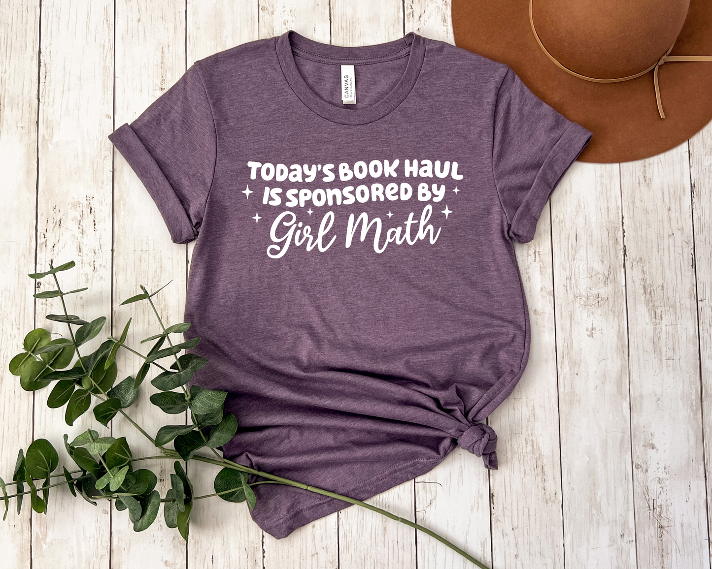 Book Haul Girl Math T-shirt