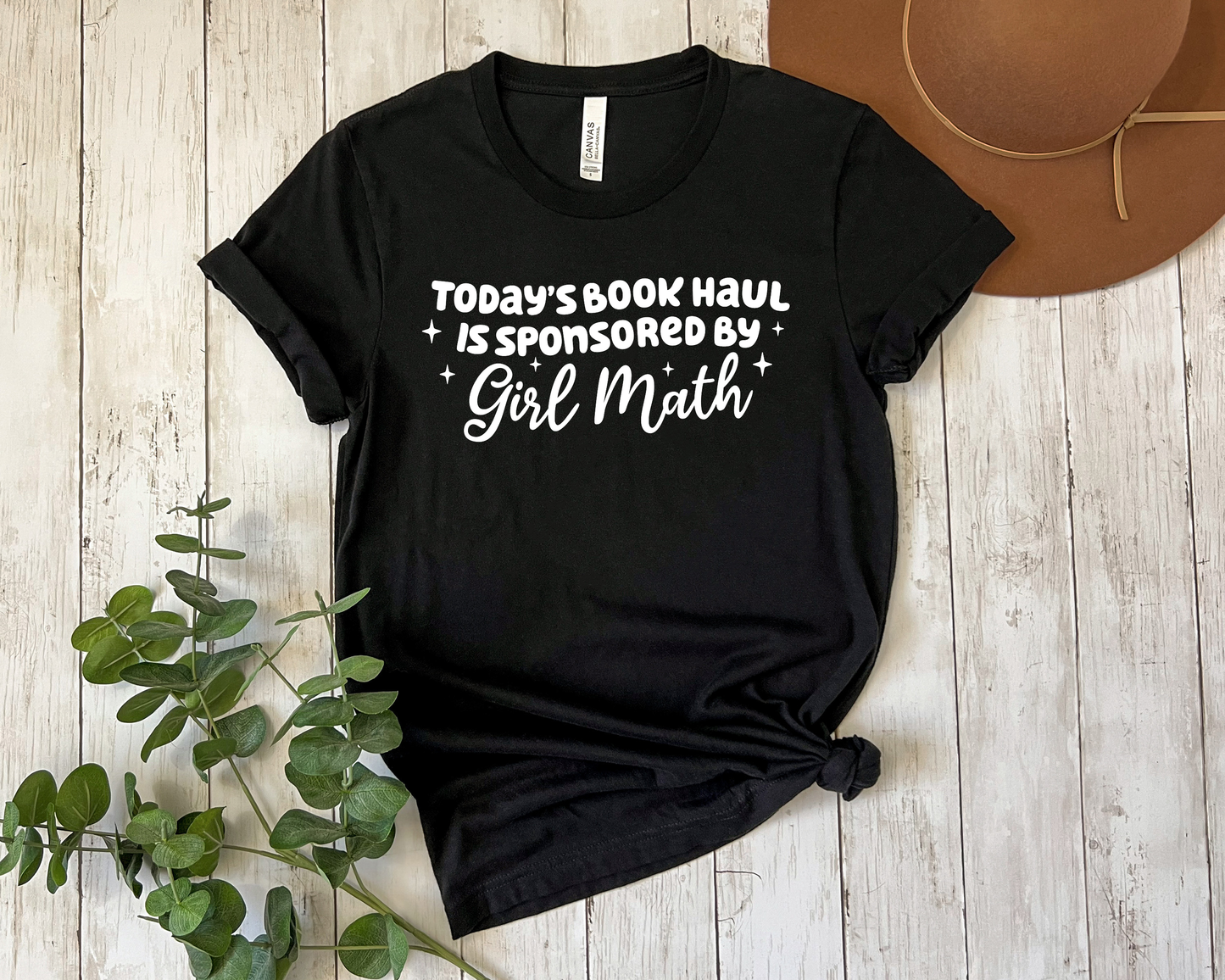 Book Haul Girl Math T-shirt