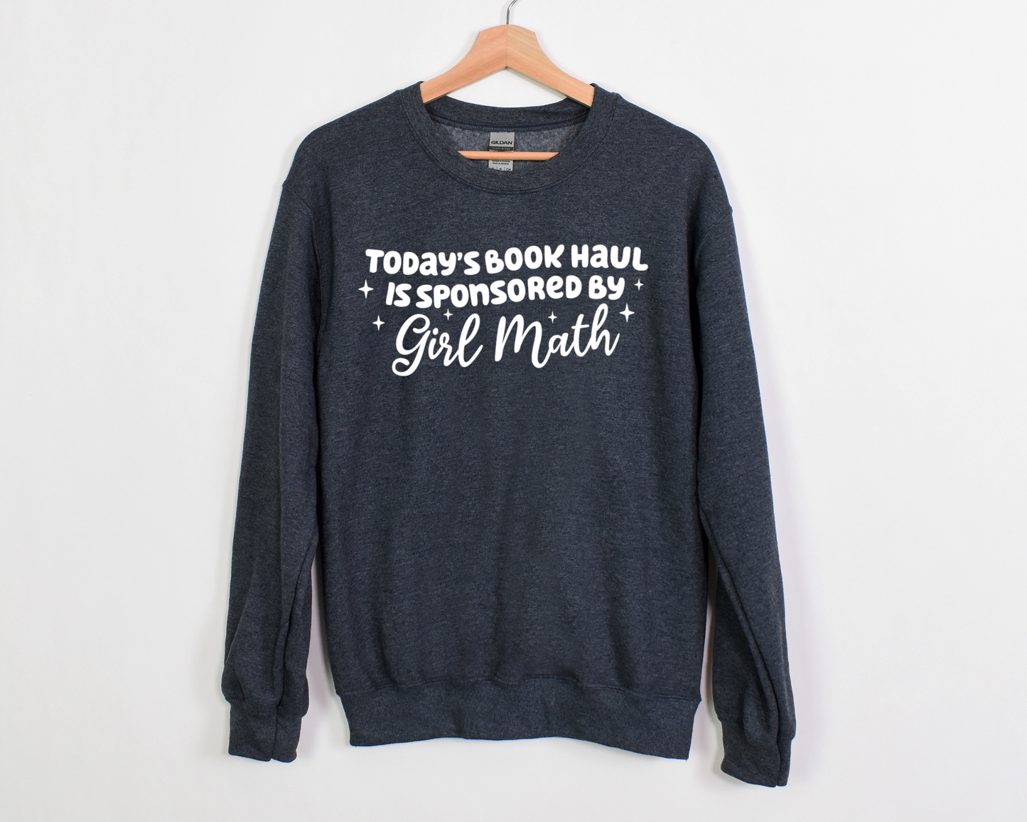 Book Haul Girl Math Sweatshirt