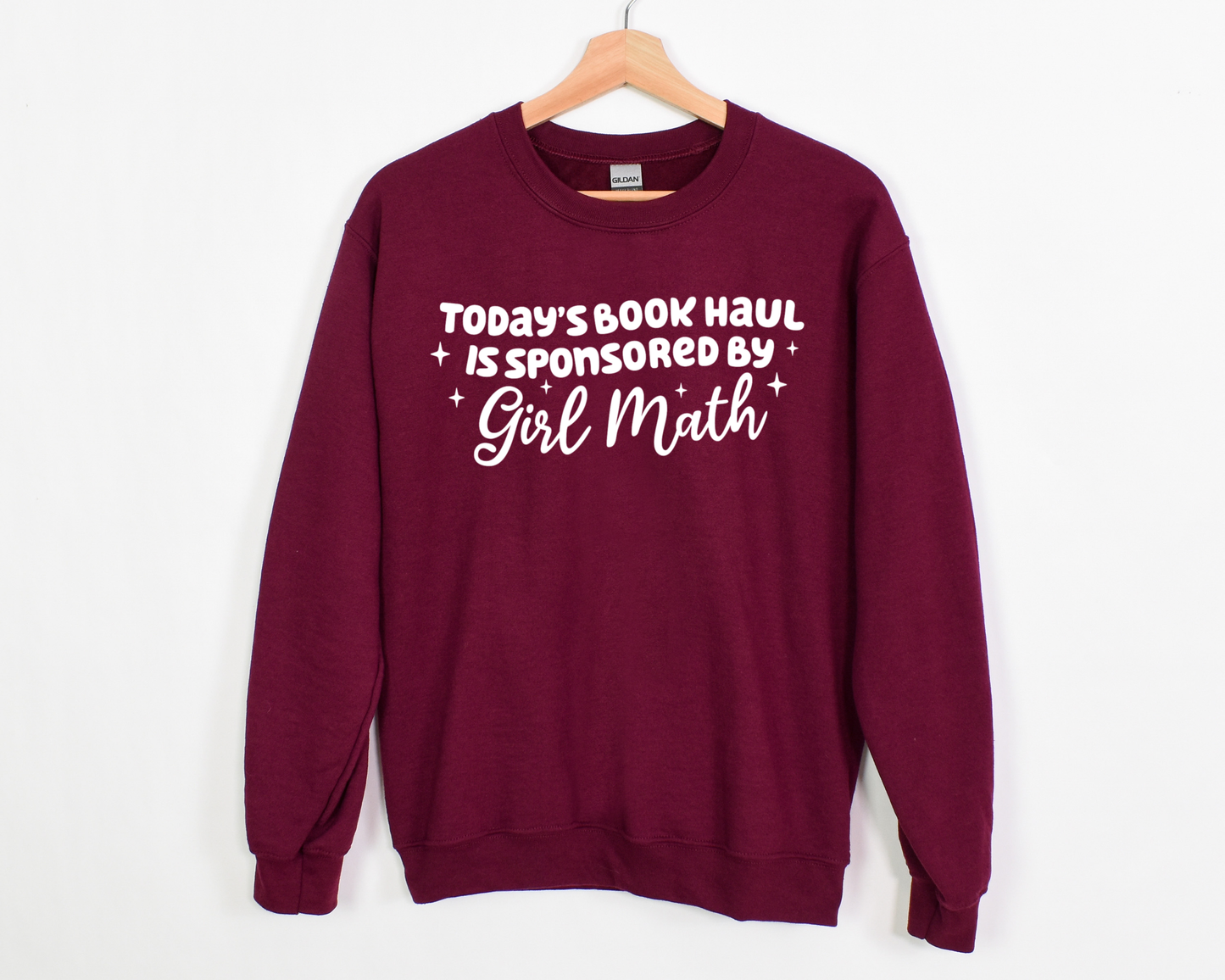 Book Haul Girl Math Sweatshirt