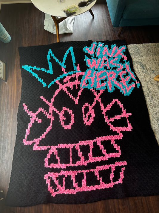 Jinx Was Here C2C Crochet Graphghan Pattern
