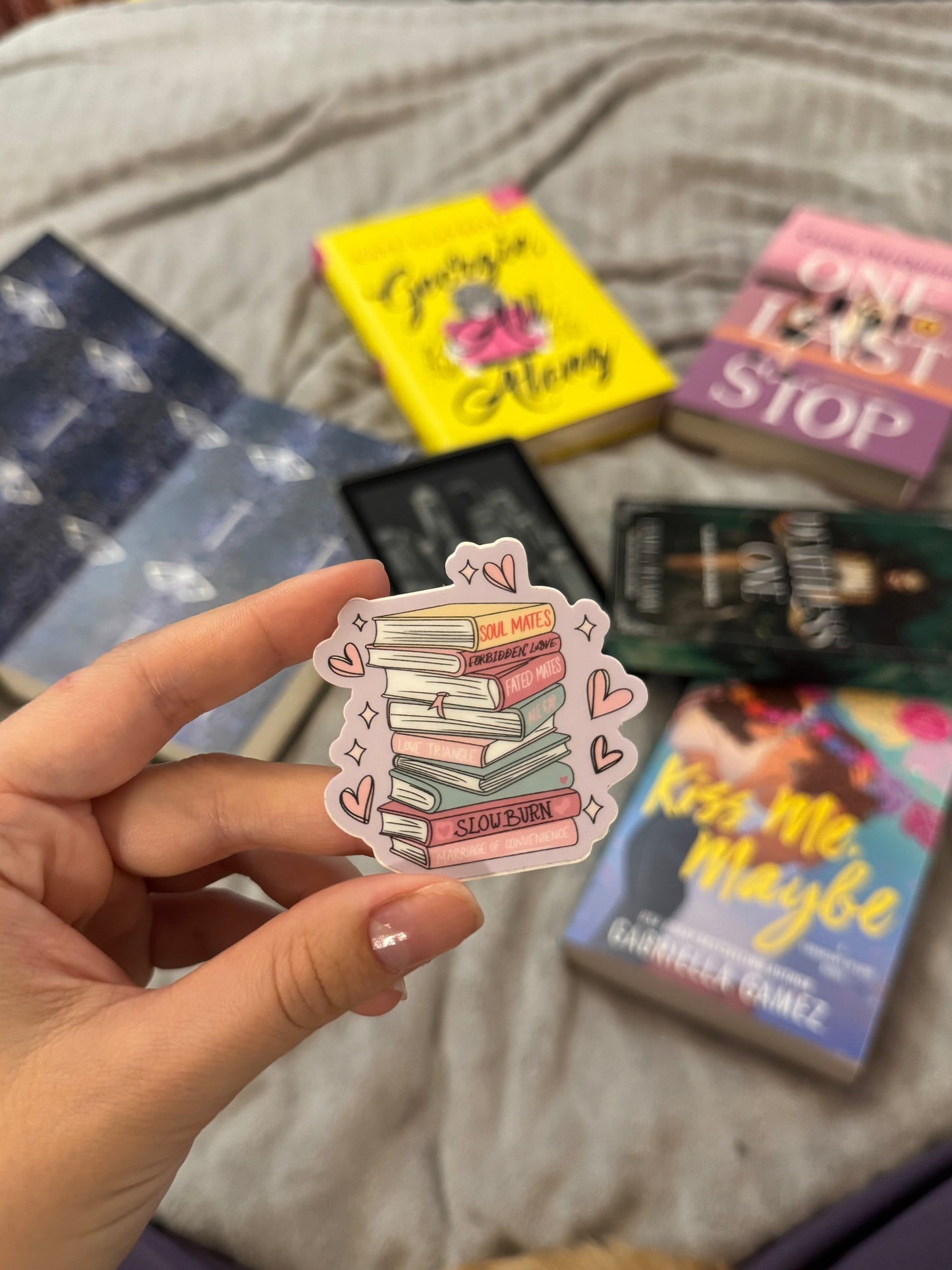 Tropes Book Stack Sticker
