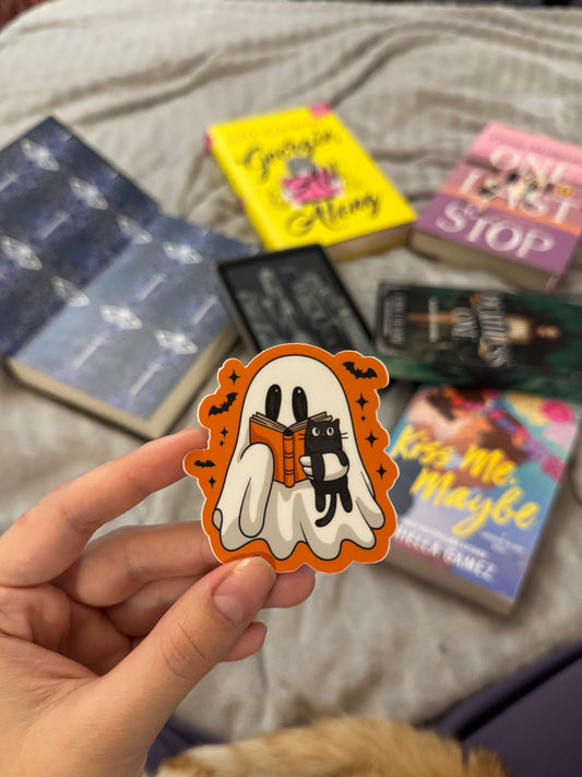 Reading Ghost Sticker
