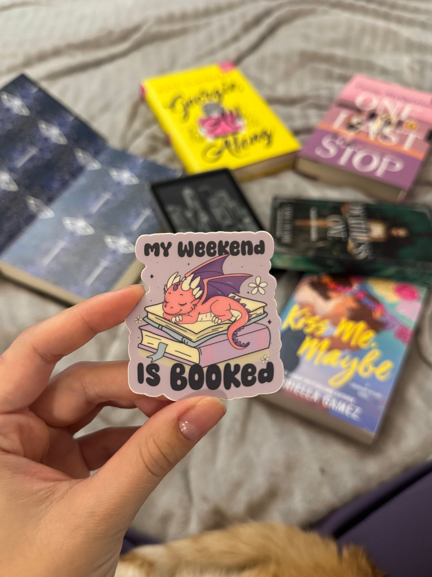 My Weekend is Booked Sticker