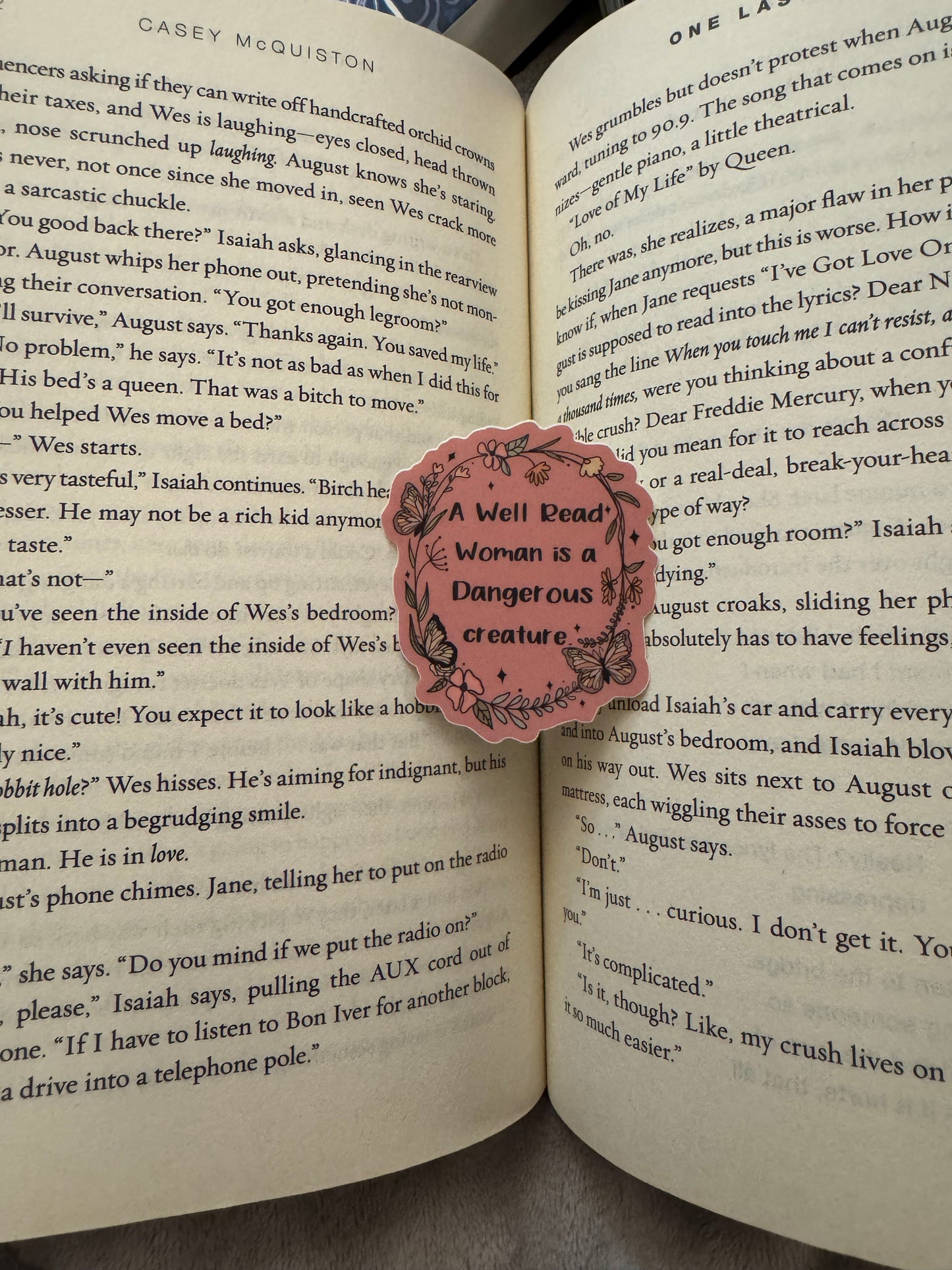 Well Read Woman Sticker