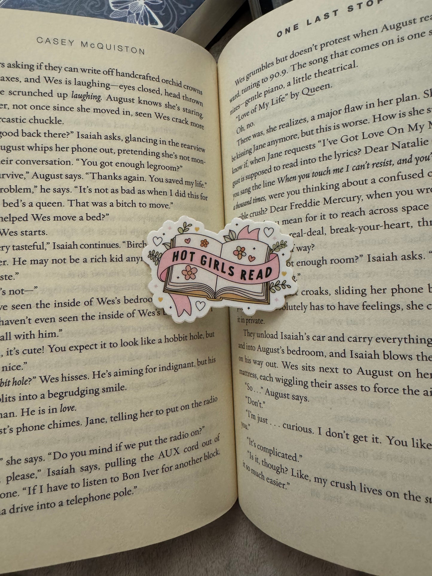 Hot Girls Read Sticker