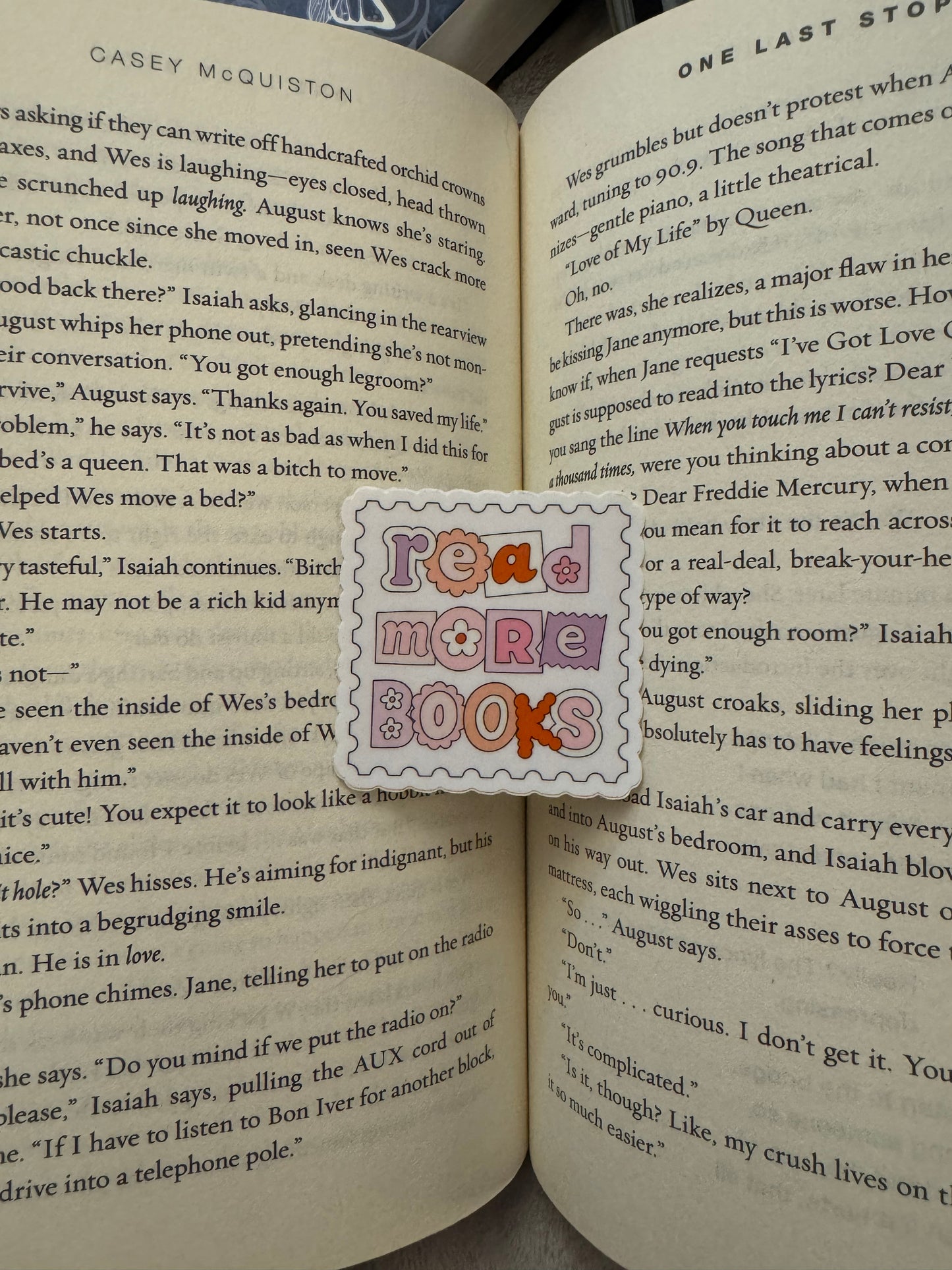 Read More Books Stamp Sticker