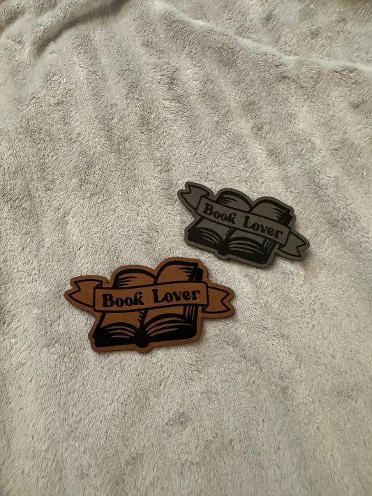 Book Lover Iron-On Leather Patch