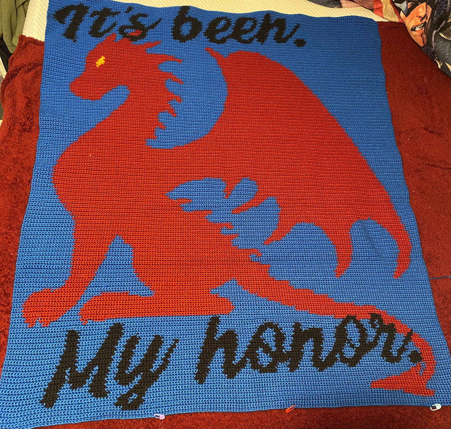 It's Been My Honor Tapestry Crochet Graphghan Pattern