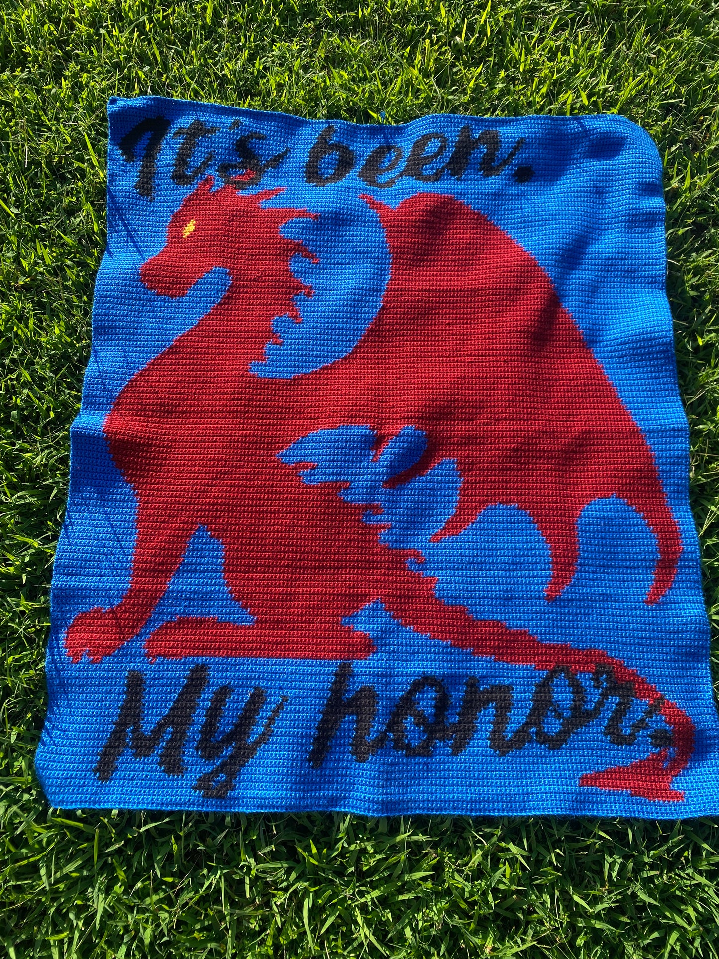 It's Been My Honor Tapestry Crochet Graphghan Pattern