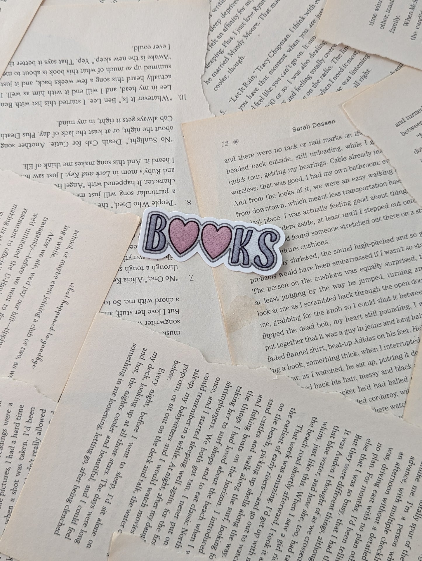 Books <3 Patch Sticker