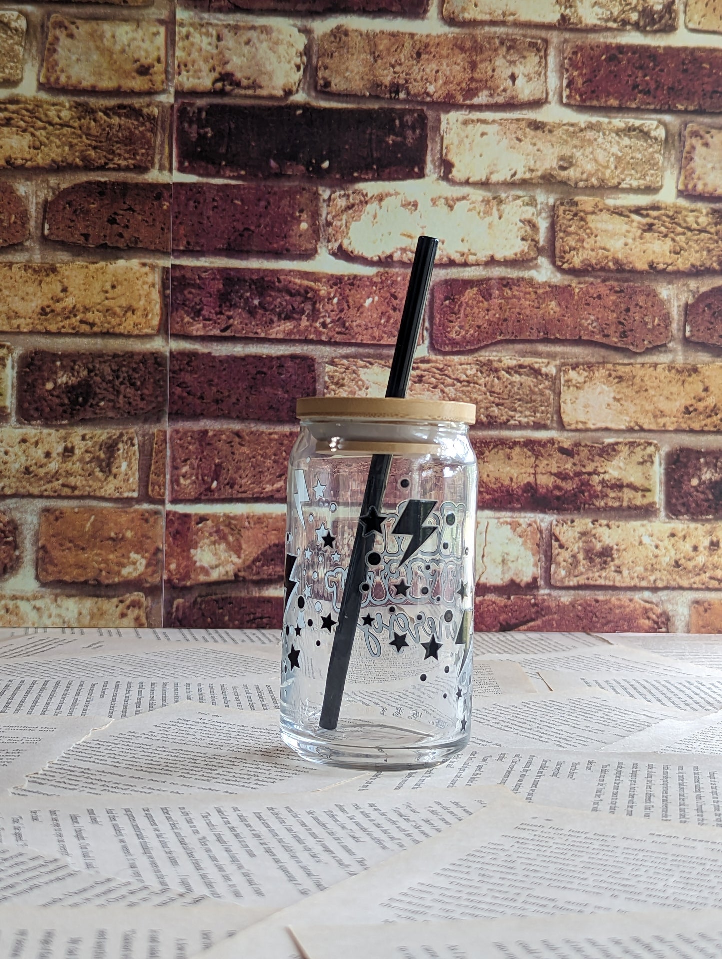 Main Character Energy Glass Tumbler
