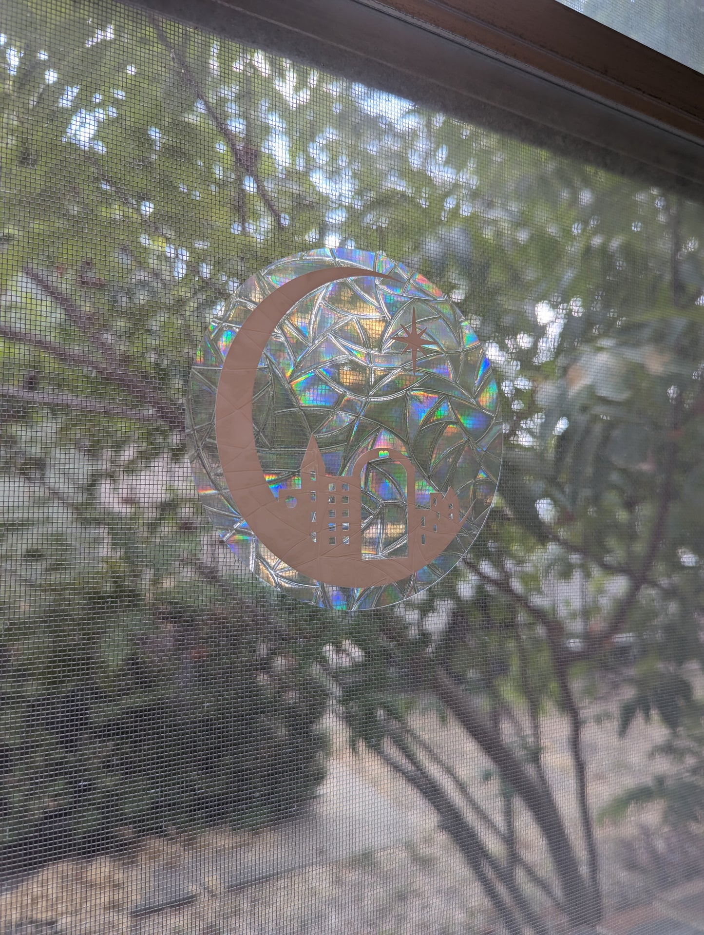 Lunathion Skyline Crescent City Suncatcher Decal