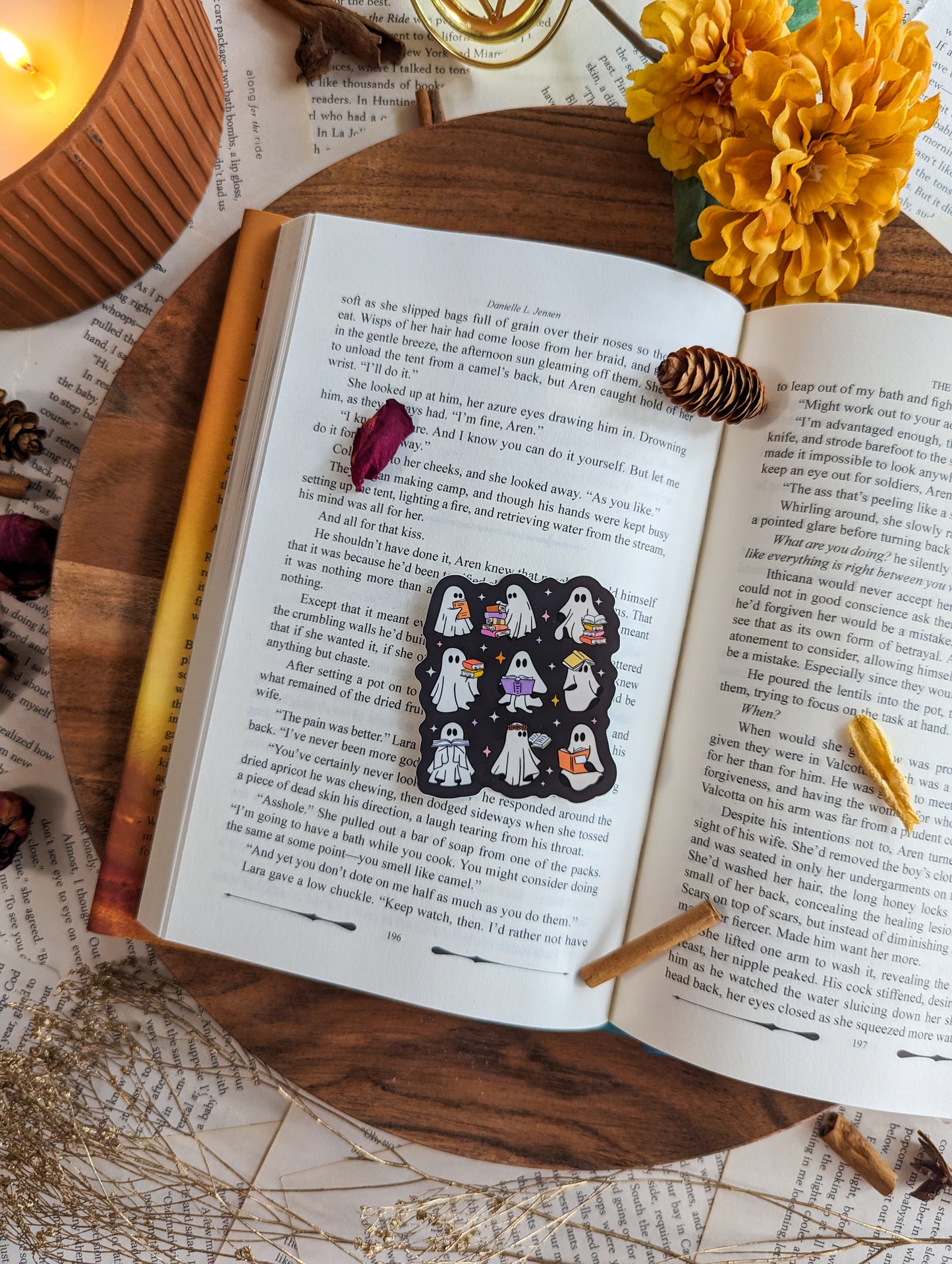 Bookish Ghosts Sticker