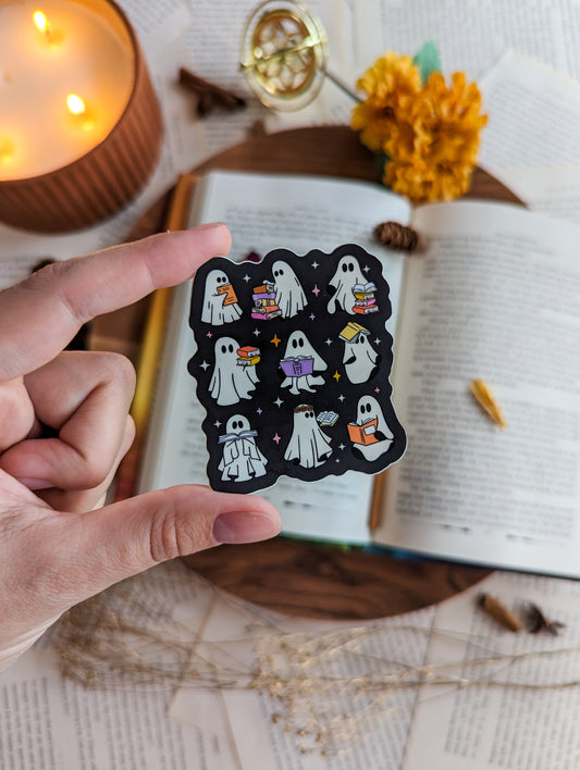Bookish Ghosts Sticker